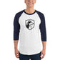 Baseball Raglan T-Shirt (Black Logo)