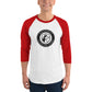 Baseball Raglan T-Shirt (Black Logo)