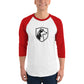 Baseball Raglan T-Shirt (Black Logo)