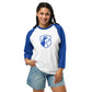 Baseball Raglan T-Shirt (Blue Logo)