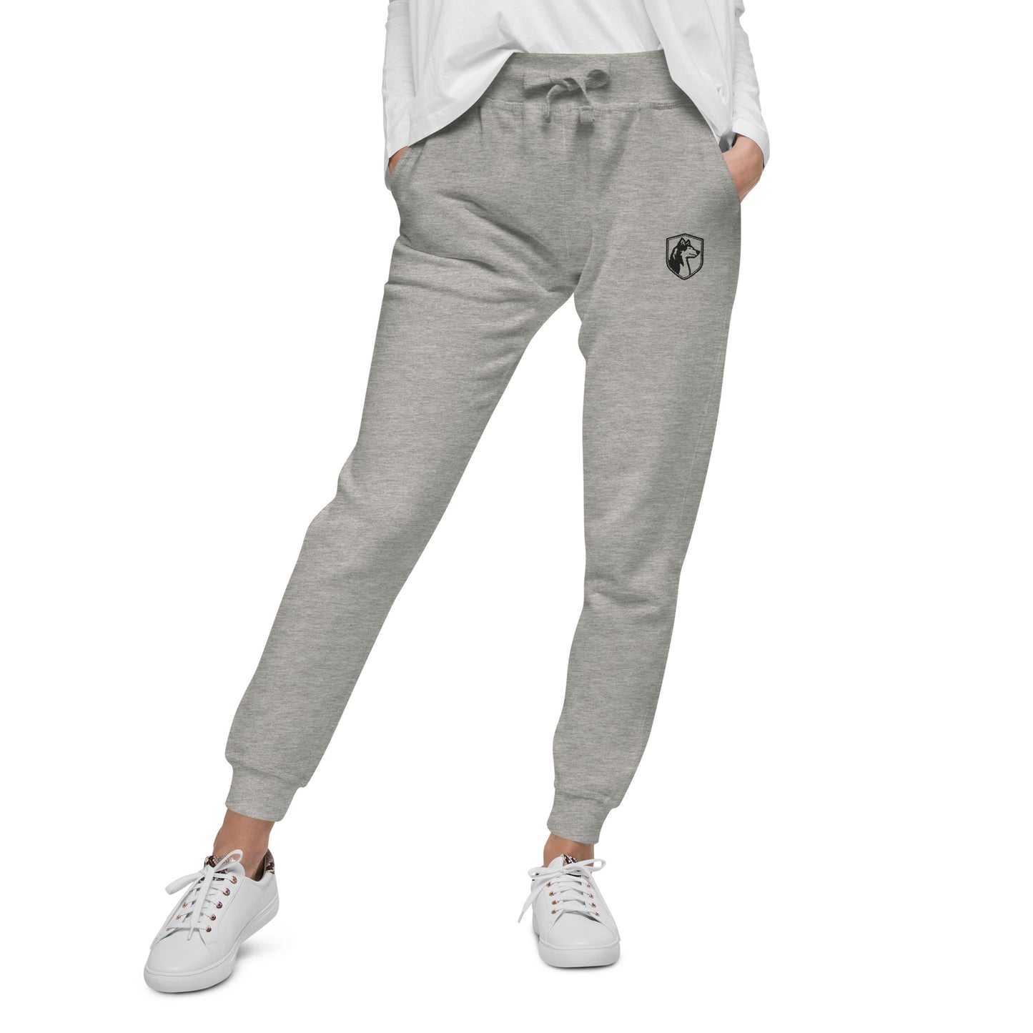 Unisex Embroidered Fleece Sweatpants