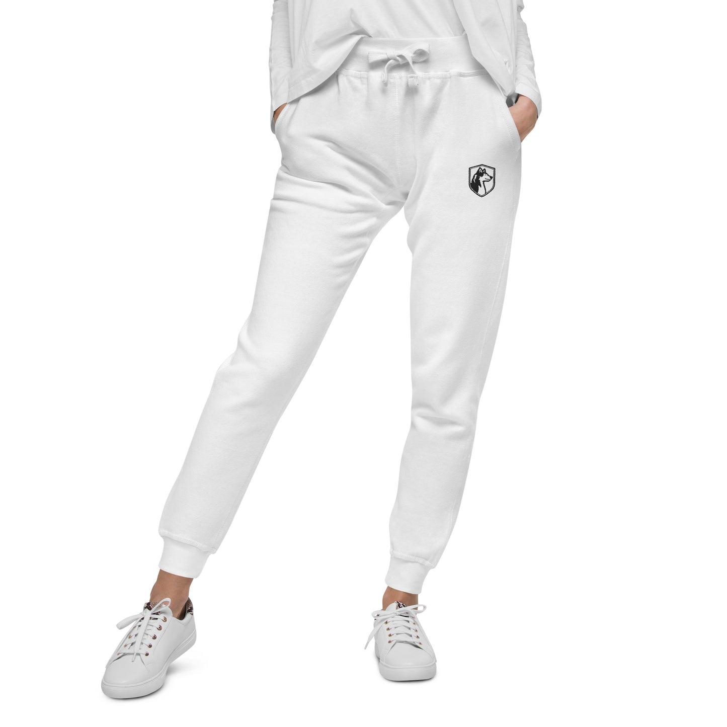 Unisex Embroidered Fleece Sweatpants