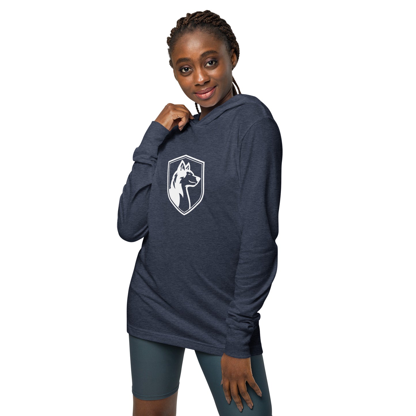 Unisex Hooded Long-Sleeve Tee