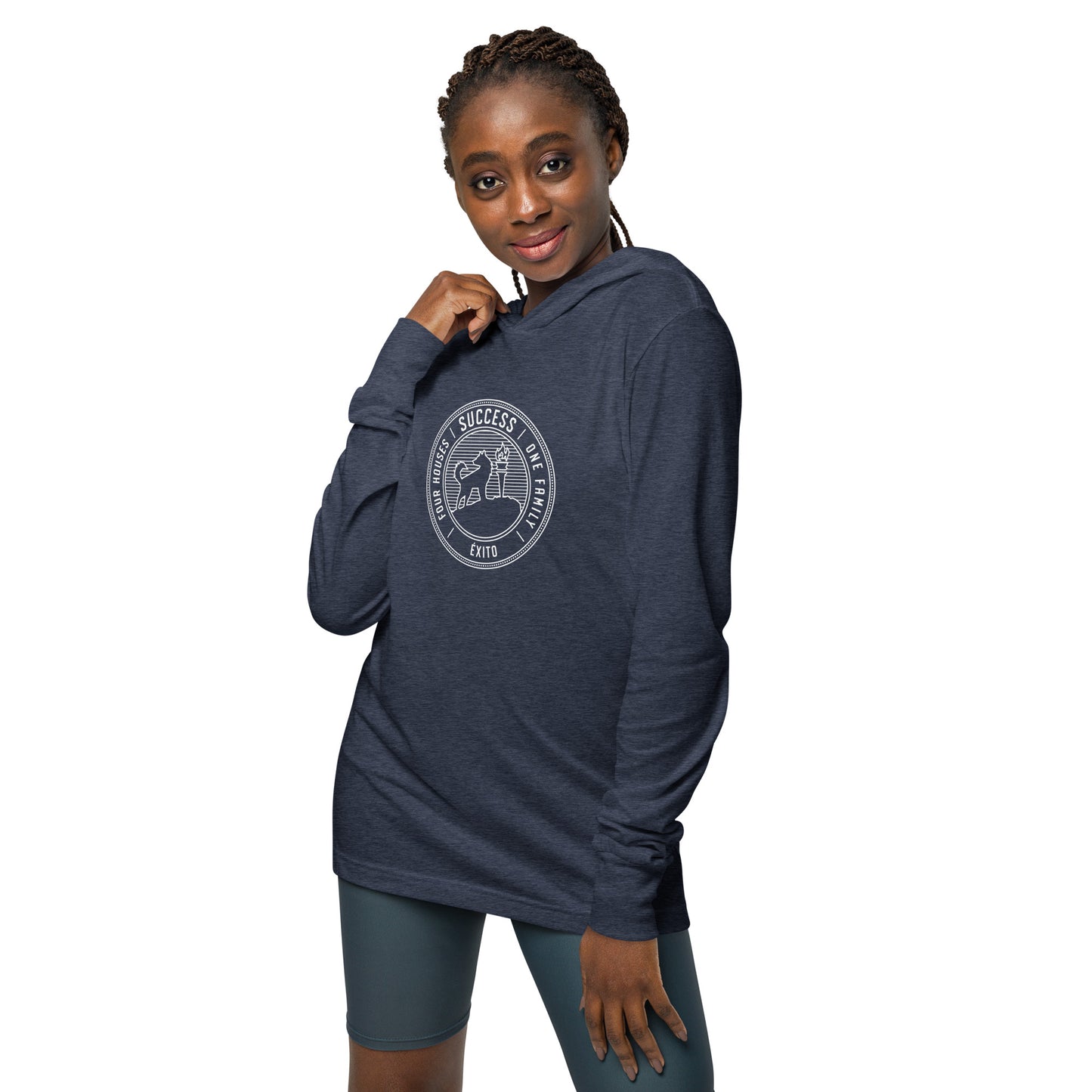 Unisex Hooded Long-Sleeve Tee