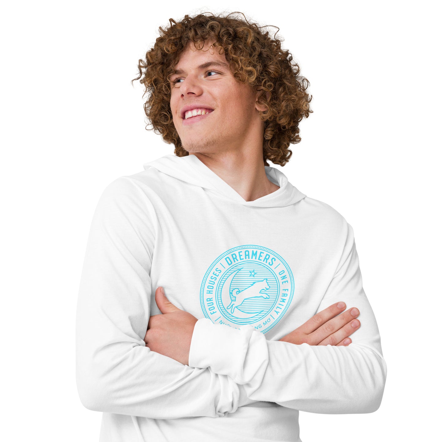 Unisex Hooded Long-Sleeve Tee