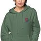 Unisex Embroidered Pigment-Dyed Hoodie