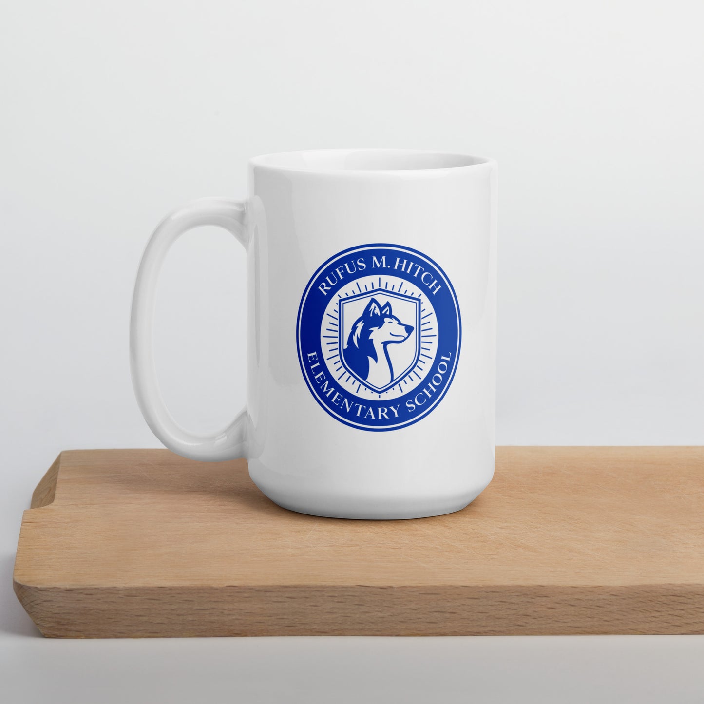 White Glossy Mug/ Hitch Husky Seal